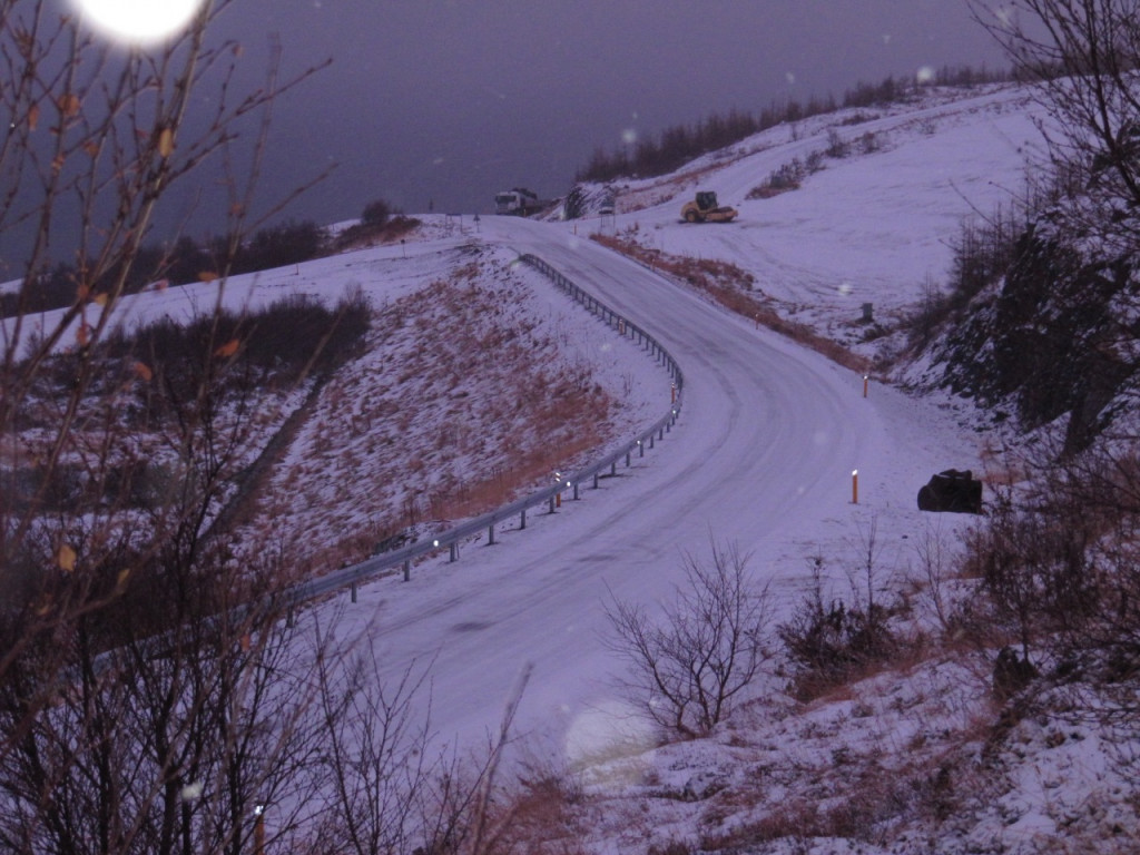 Veigastaðavegur í nóv. 2009