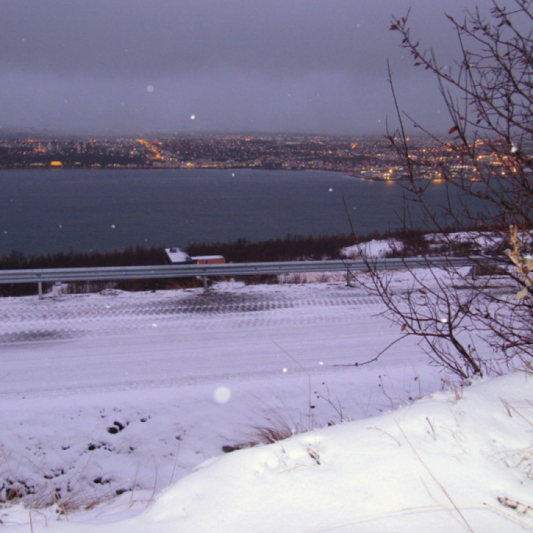 Veigastaðavegur í nóv. 2009