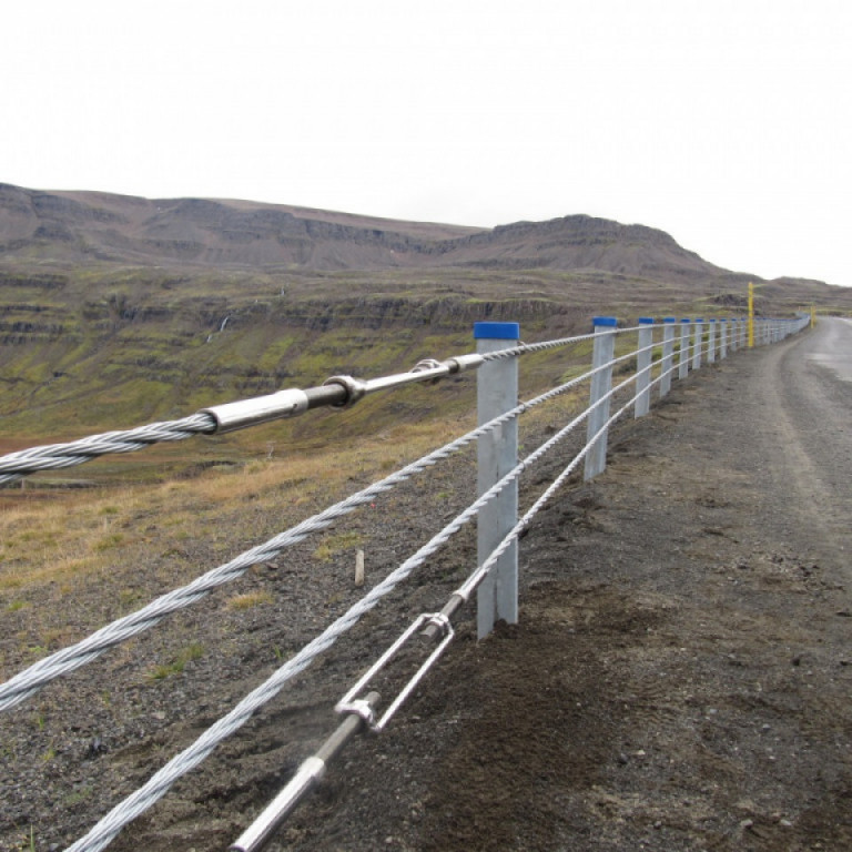 Slope vegrið á Fjarðarheiði okt 2010